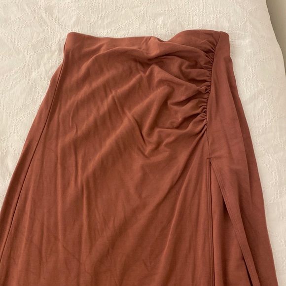Aritzia Skirts Long Aritzia Slit Skirt Poshmark